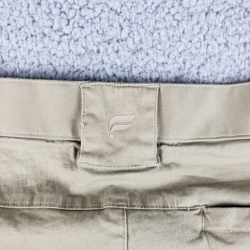 Fabletics High Side‎ Chino Pant Mens 35x29 Beige Classic Fit Lightweight Stretch